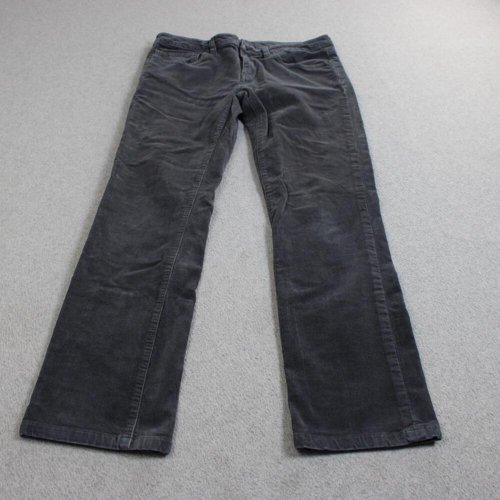 Patagonia Corduroy Pants Womens 30 Short Gray Organic Cotton Straight Heritage